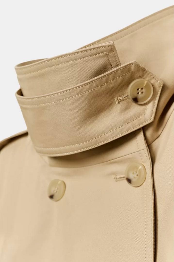 【ZARA】 ハイネックトレンチコートZW