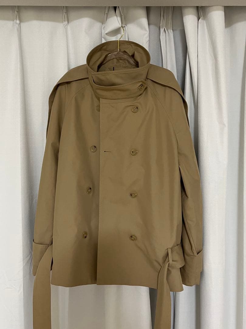 【ZARA】 ハイネックトレンチコートZW