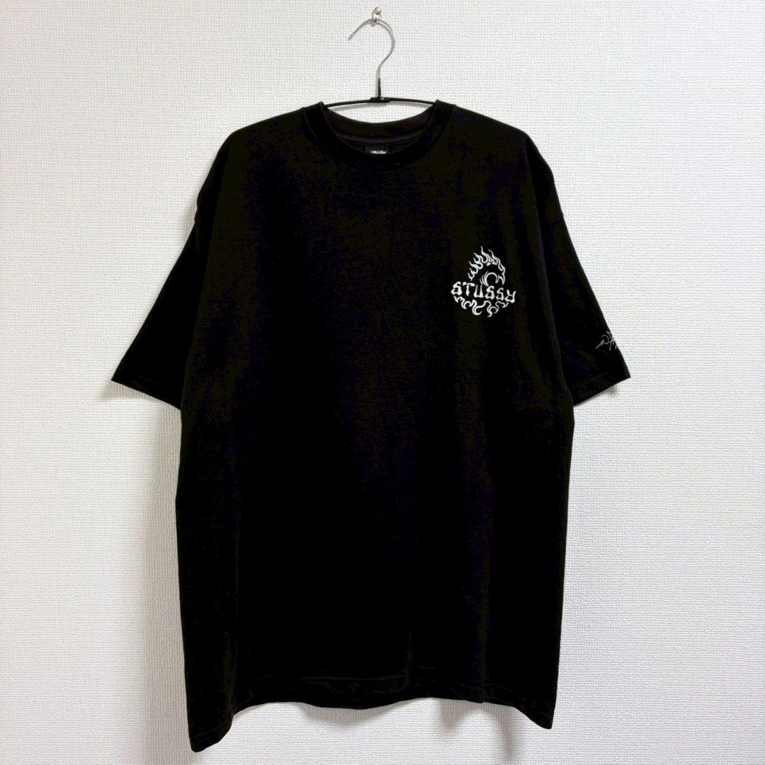 希少　OLD STUSSY 　波デザインTシャツ