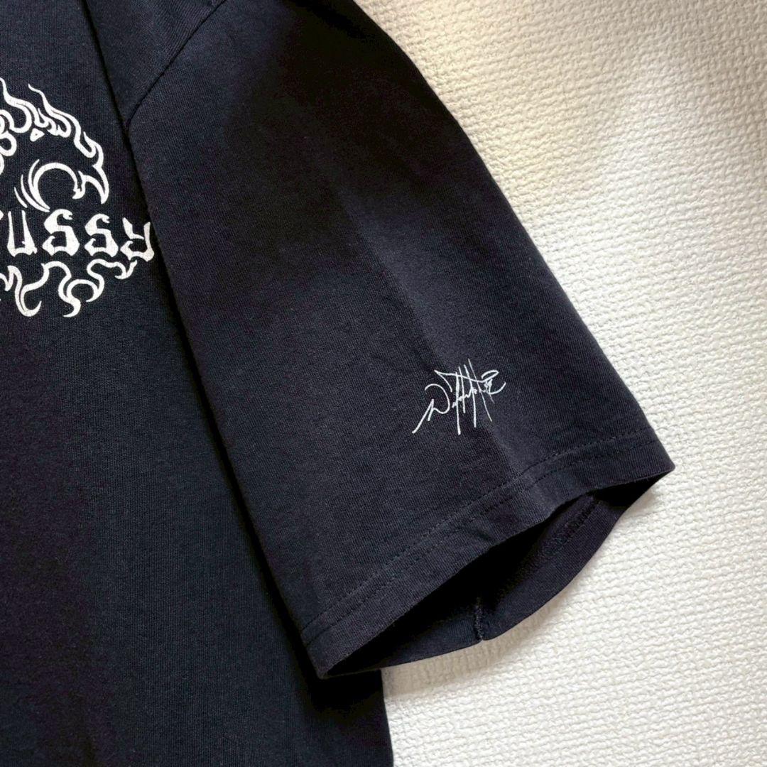 希少　OLD STUSSY 　波デザインTシャツ