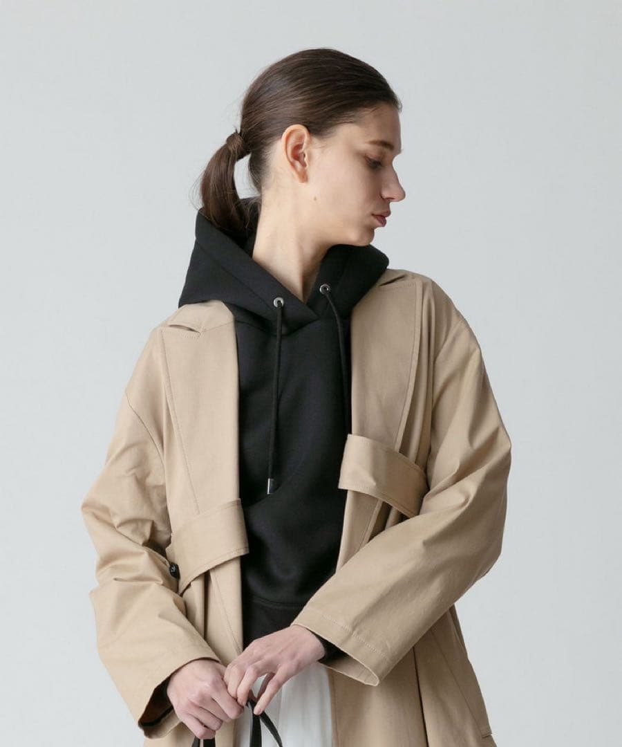 25SS名品✨allurevilleアルアバイルマルタンガルバックフレアコート