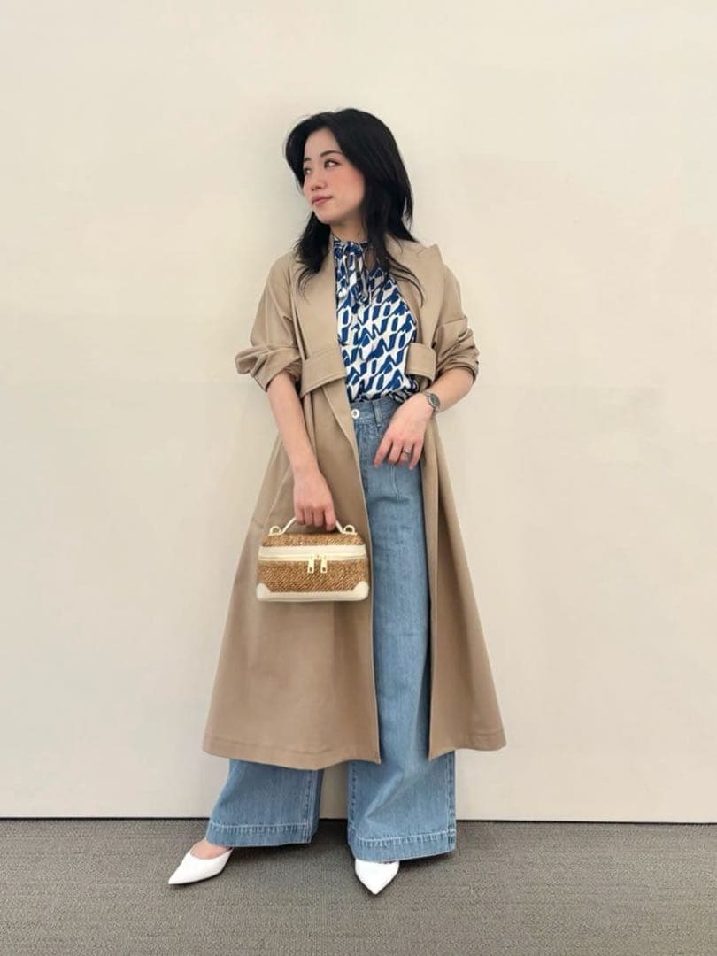 25SS名品✨allurevilleアルアバイルマルタンガルバックフレアコート