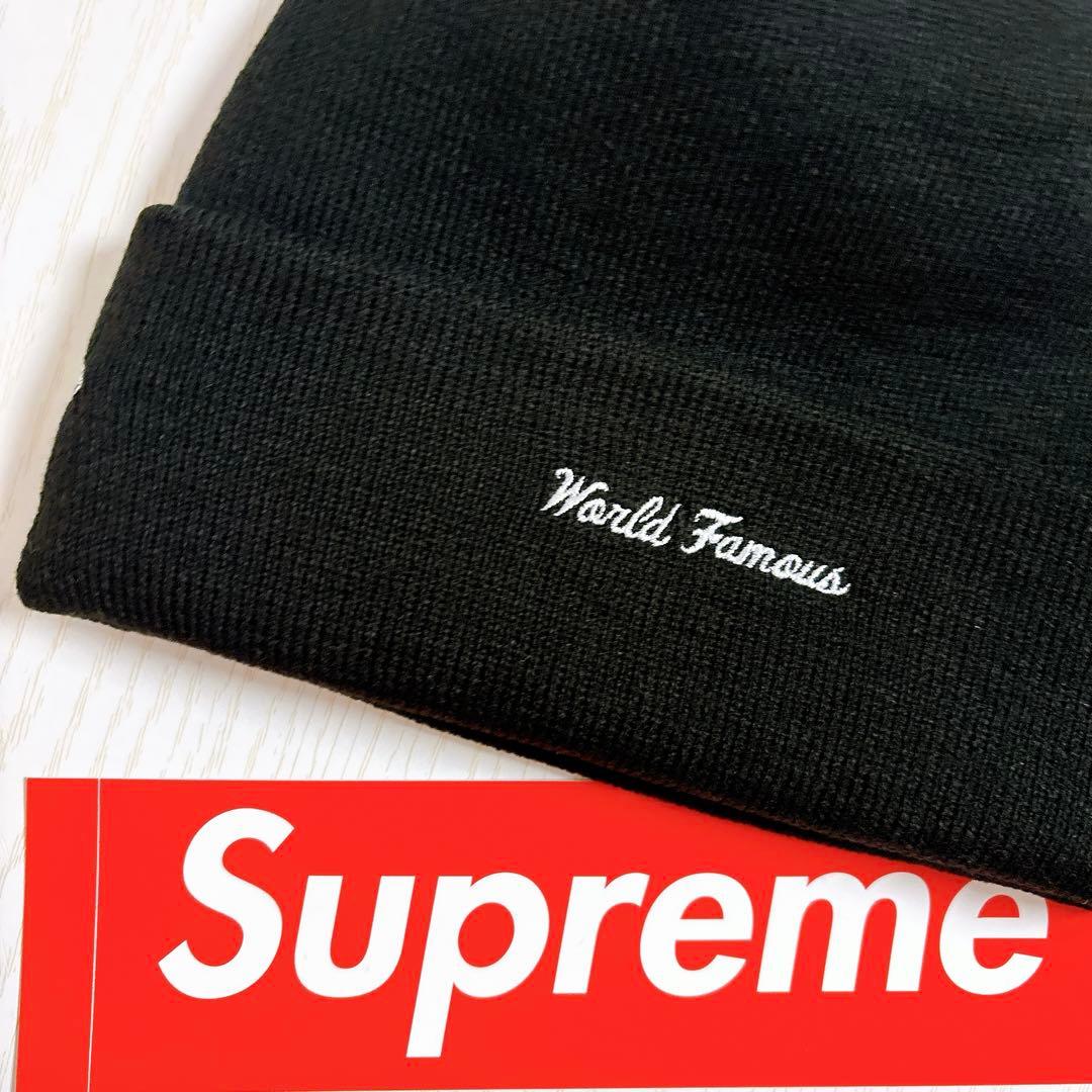 Supreme NEW ERA ニット帽　ビーニー　BOXロゴ　ブラック　黒