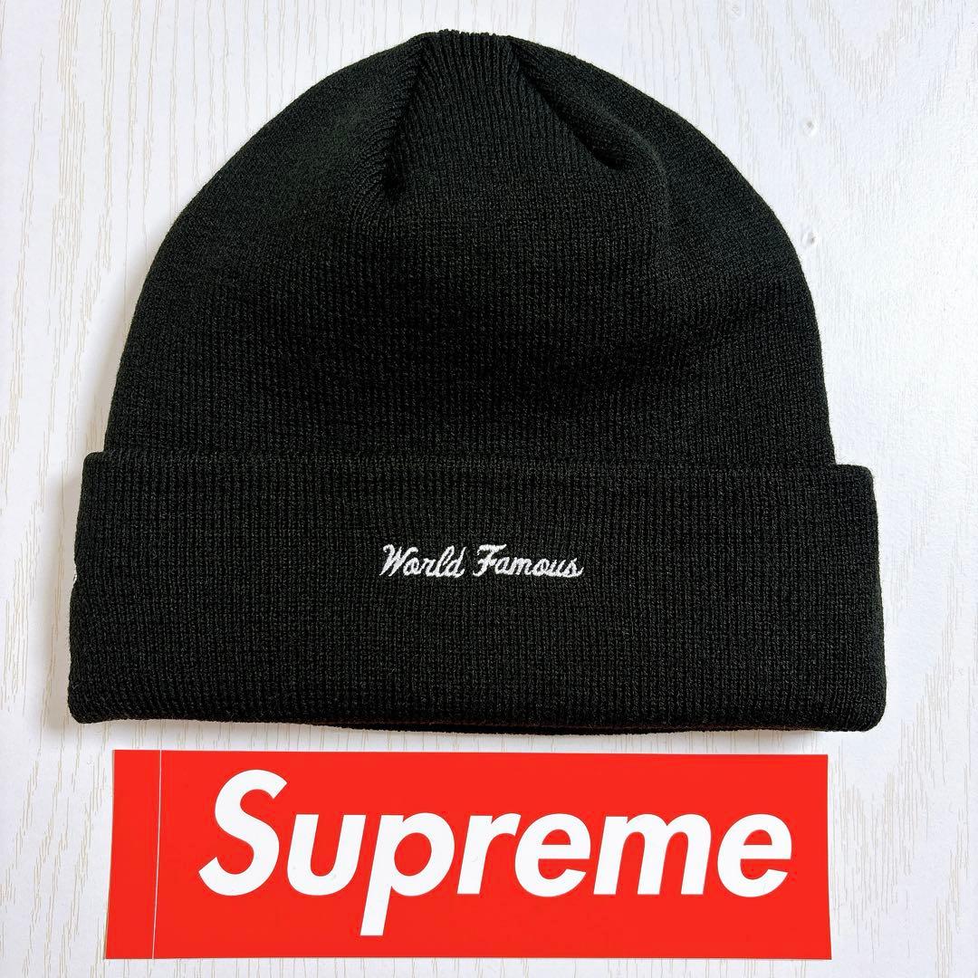 Supreme NEW ERA ニット帽　ビーニー　BOXロゴ　ブラック　黒