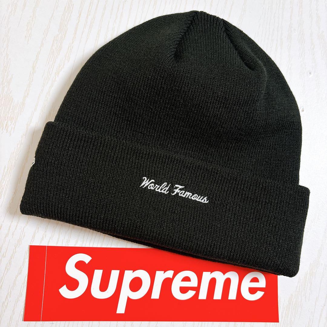 Supreme NEW ERA ニット帽　ビーニー　BOXロゴ　ブラック　黒
