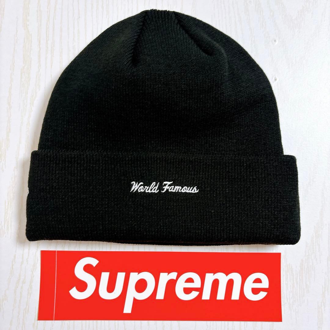 Supreme NEW ERA ニット帽　ビーニー　BOXロゴ　ブラック　黒