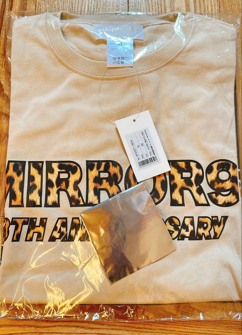 MIRROR9 ヒョウ柄ロゴ 13周年記念Tシャツ XLサイズ 2点セット
