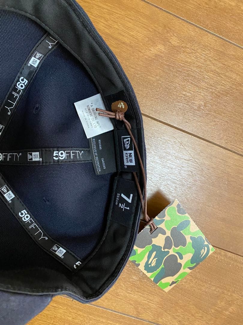 【*中様 BAPE x NEW ERA 59Fifty Cap 7-1/2未使用
