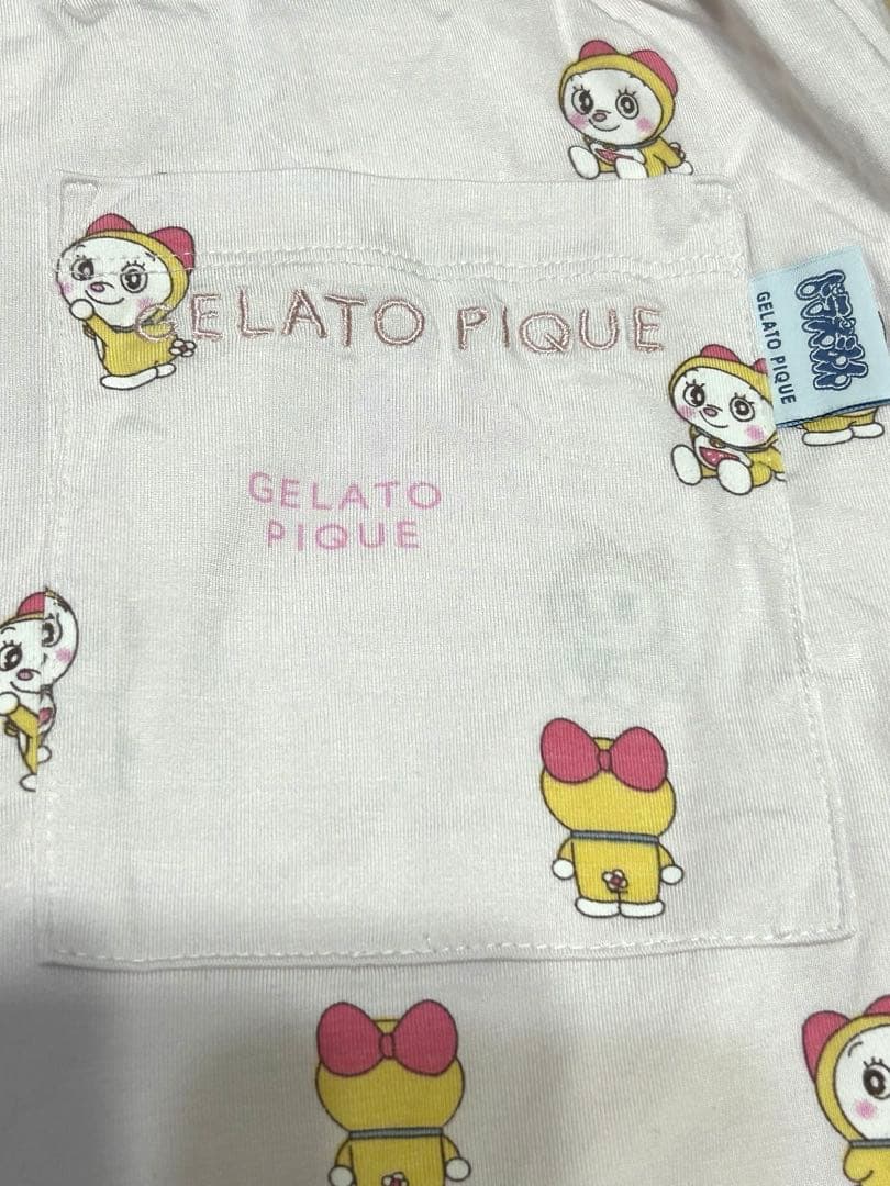 新品タグ付ジェラートピケ ドラえもん ドラミTシャツ＆ロングパンツ セットアップ