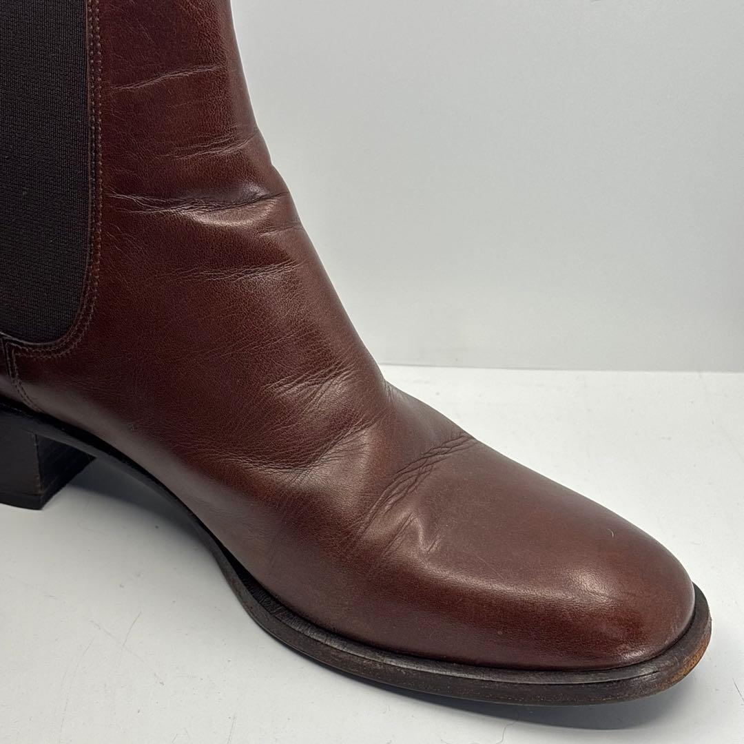 BALLY バリー レザー サイドゴアブーツ ショート 24.5cm