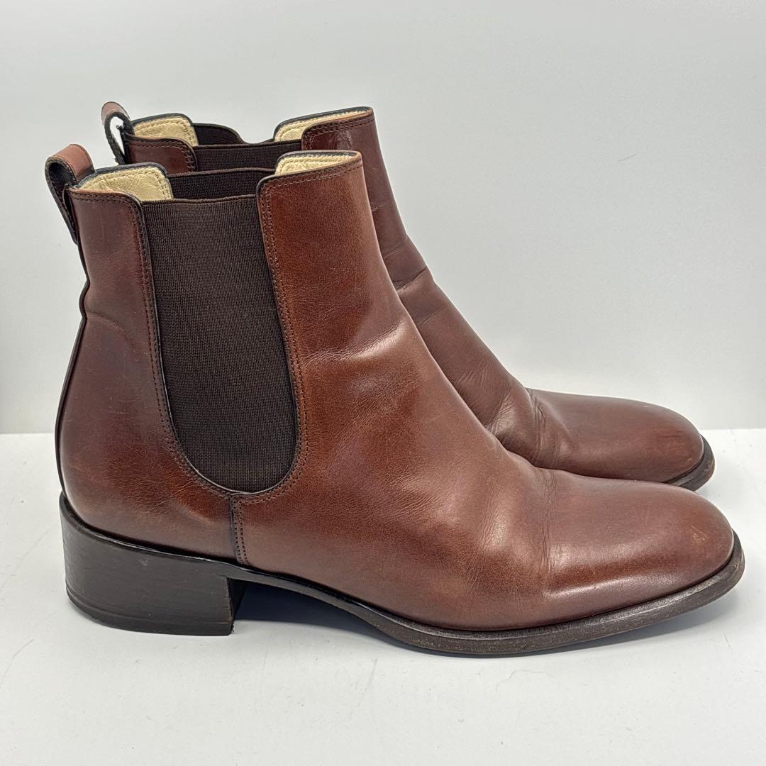 BALLY バリー レザー サイドゴアブーツ ショート 24.5cm