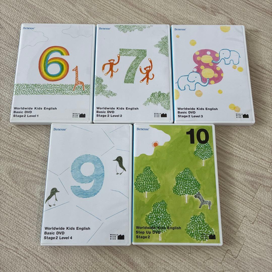 Worldwide kids English DVD stage1-6全30枚