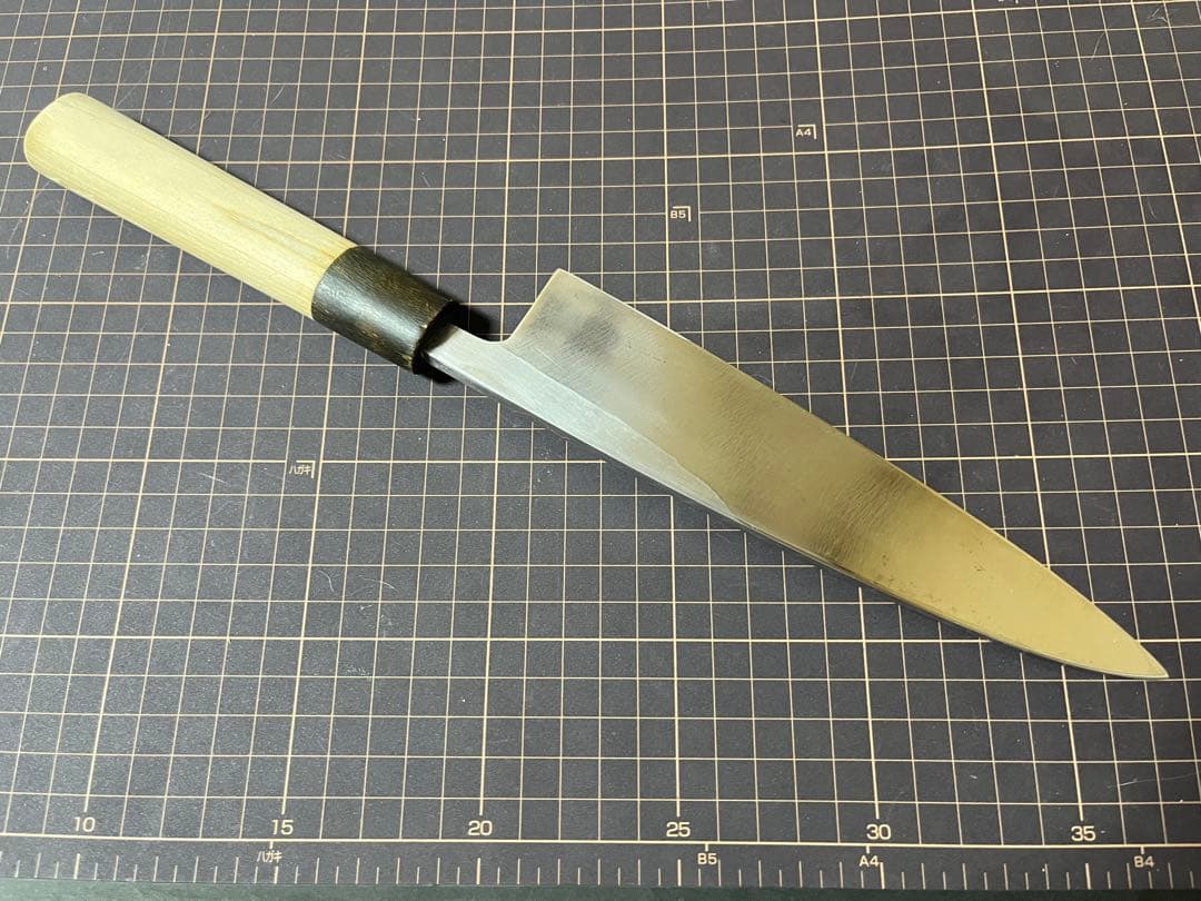 るっちゃん　有次 相出刃 柳刃包丁 刺身 包丁 27cm 鞘付き 研ぎ済み