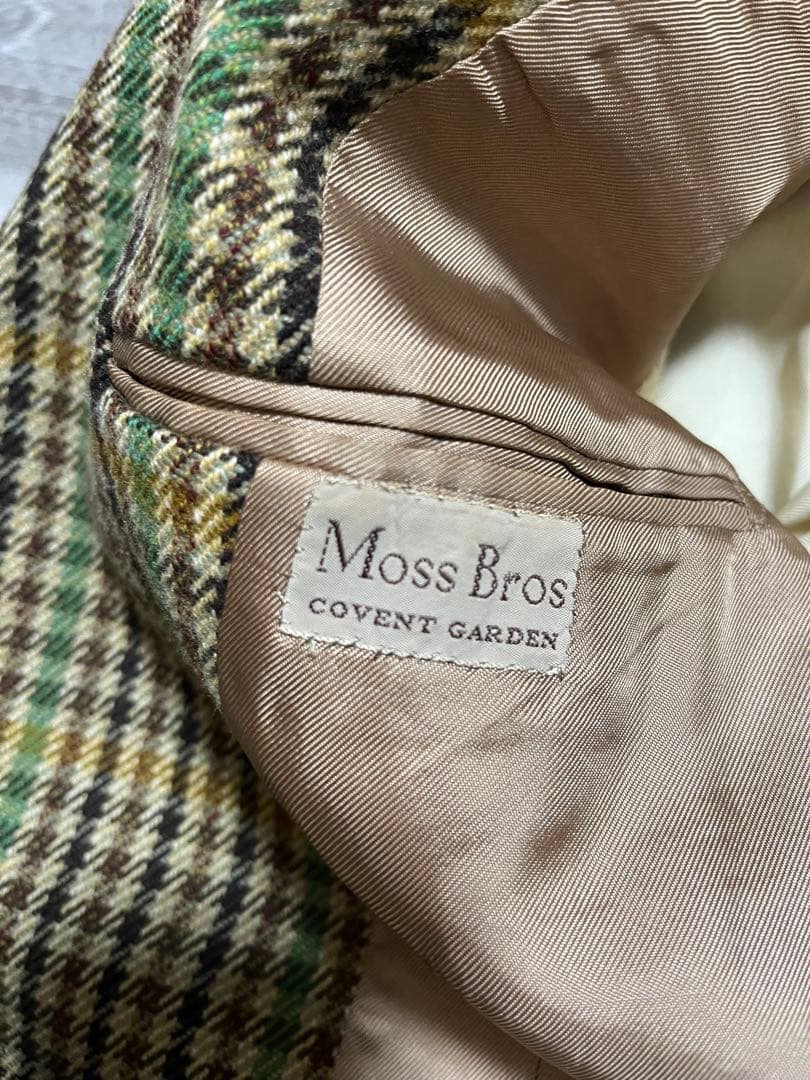 超レア 70’s Moss Bros チェック柄 テーラードジャケット