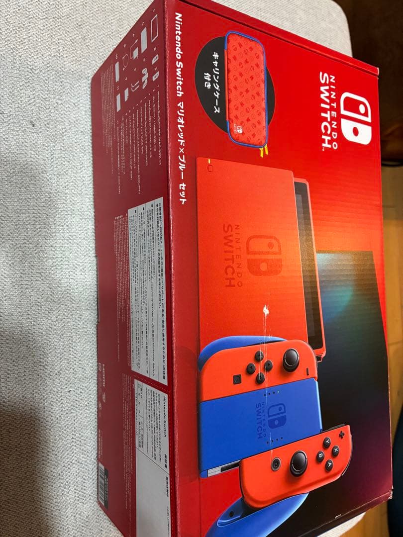 【値下げ中】Nintendo Switch 本体 付属品完備　マリオレッド