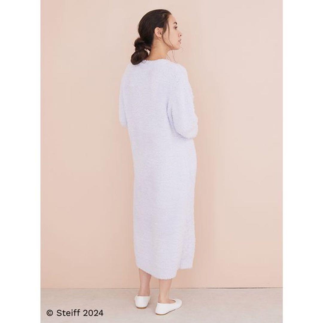 （新品・未使用）ジェラートピケ　ジェラートJamesジャガードワンピース　ブルー