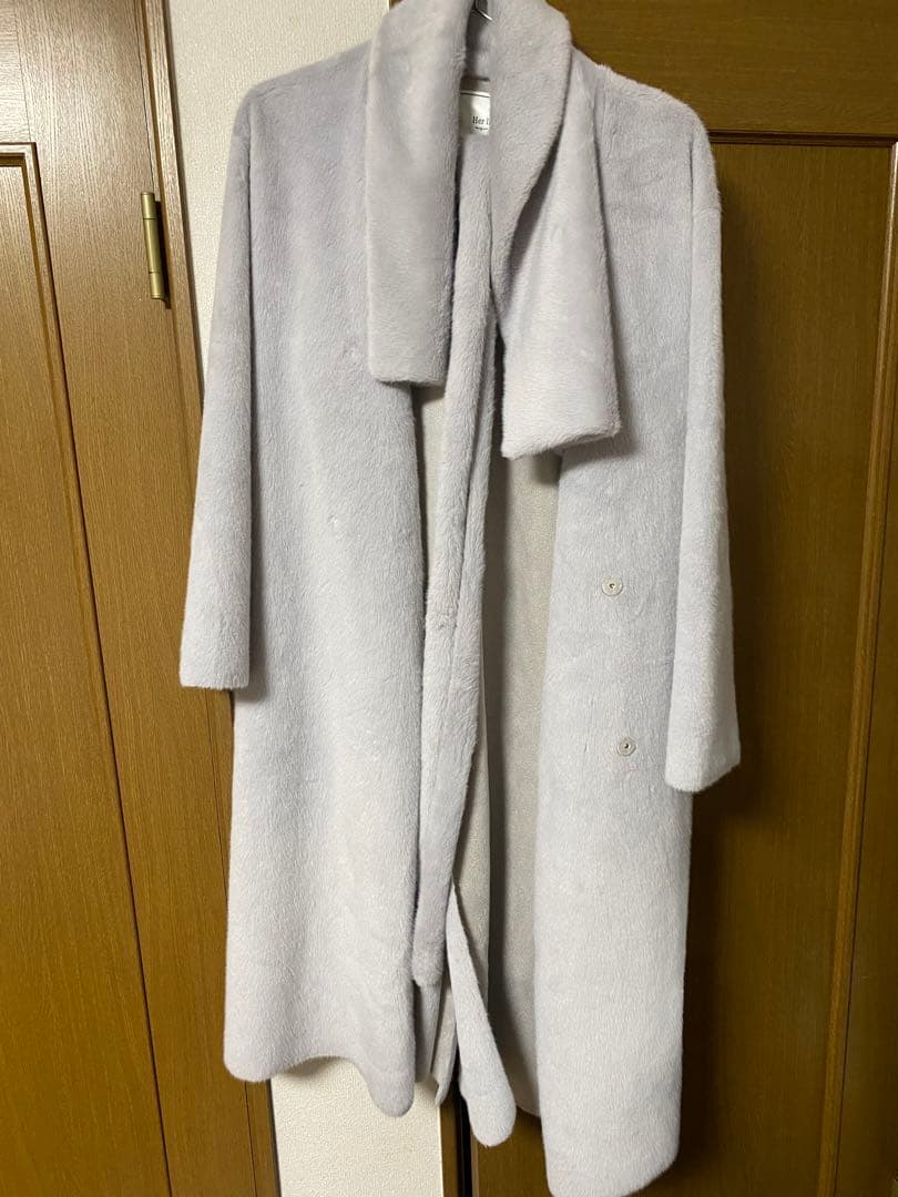 ジャケット・アウター Herlipto Grace Wrap Coat cloud M