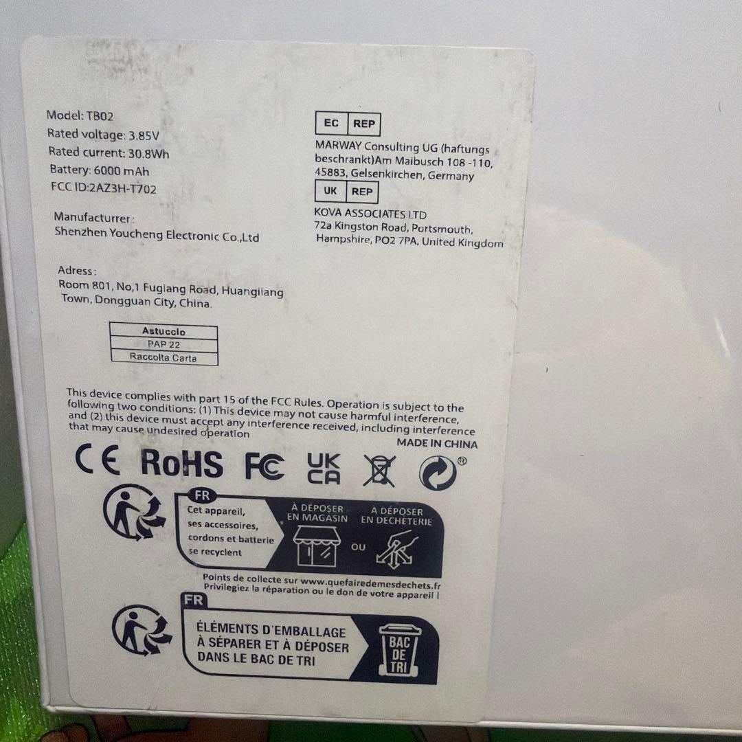 Androidタブレット T802 6000mAh