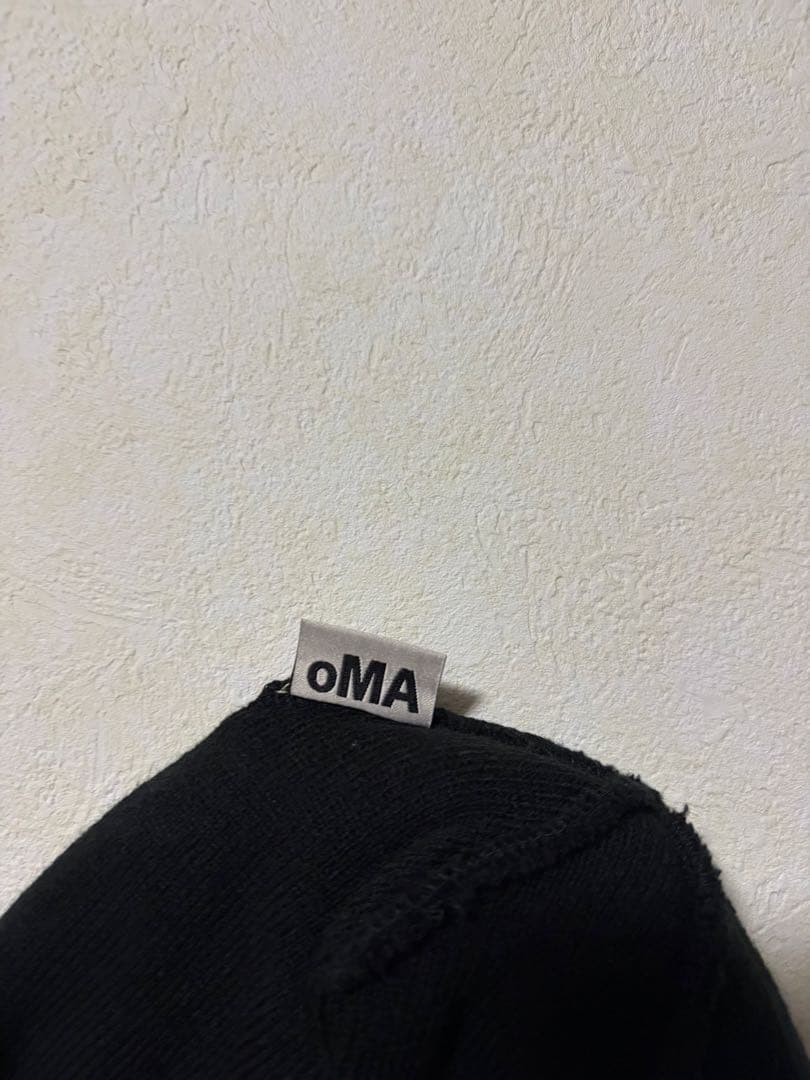 oMA ロゴビーニー　ブラック