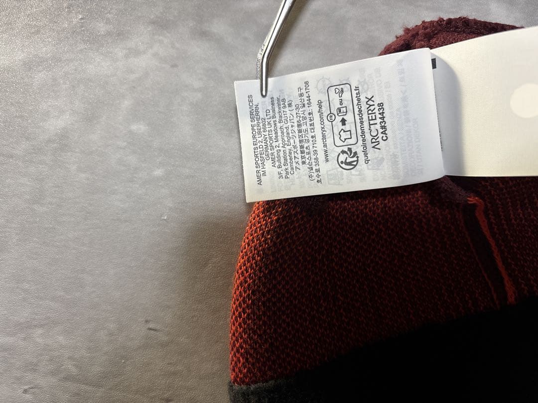 Arcteryx bird head バードヘッドトーク レッド　ビーニー