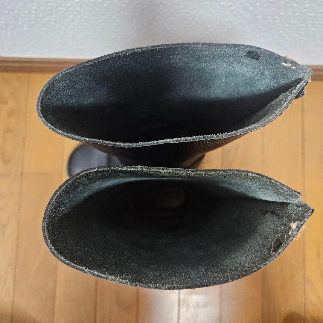 極美品☆ KOOS コース ロングブーツ シボ革 黒 人気
