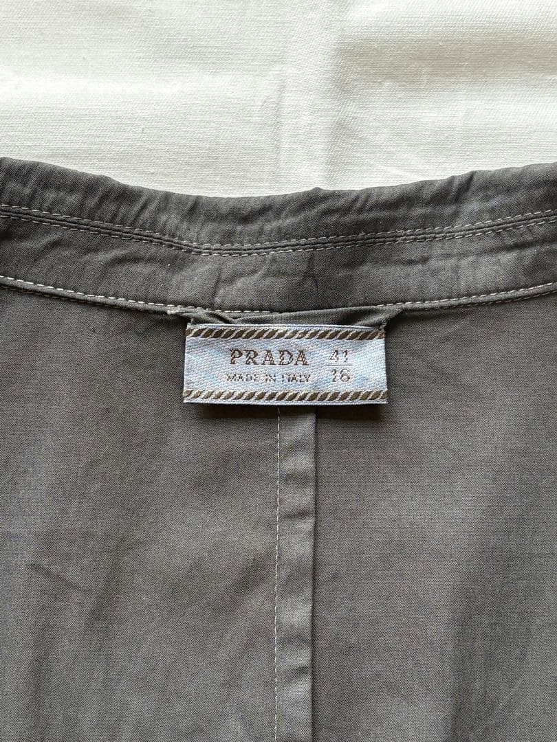 ジャケット・アウター 1998ss prada nylon tailored shirt (41)