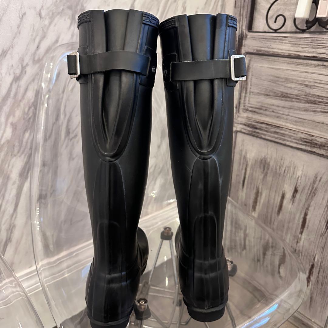 ハンター バッグアジャスターレインブーツ 23cm HUNTER ブラック 黒