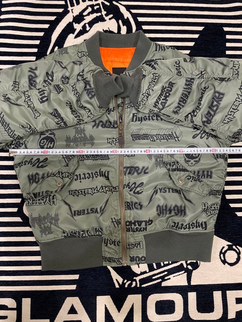 ヒステリックグラマー　Hysteric Glamour MA-1ジャケット