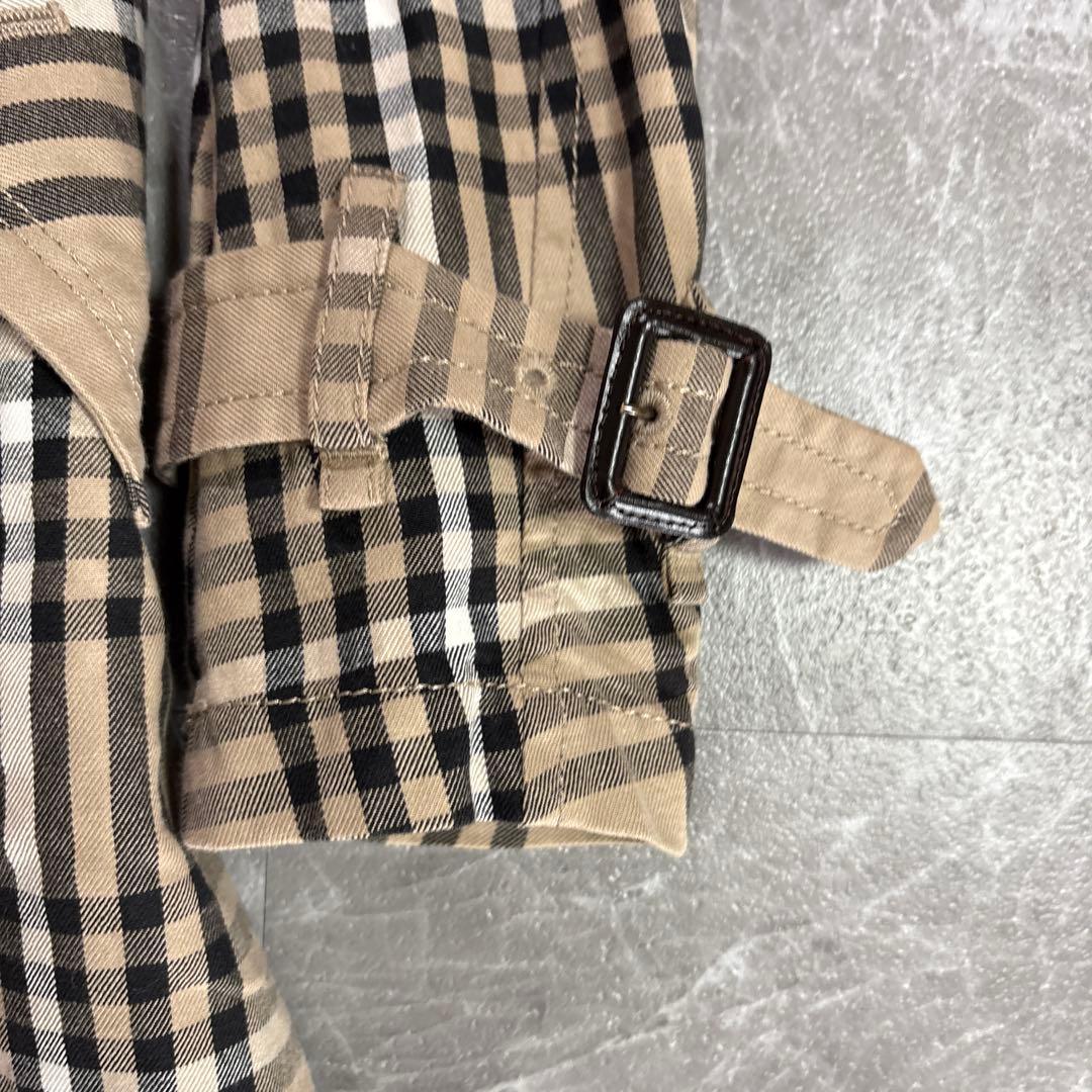 DOUBLESTANDARD CLOTHINGトレンチコートチェック36 ベルト