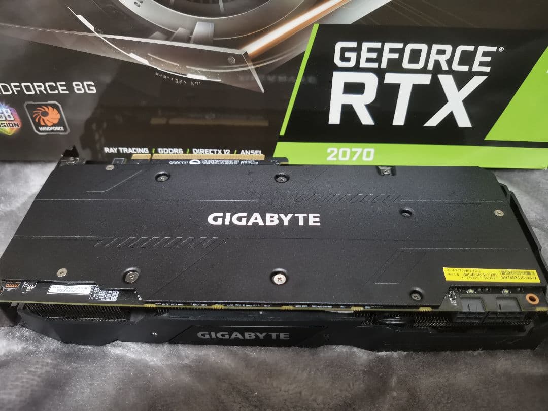 GeForce RTX 2070 8G GIGABYTE 3ファン 非マイニング