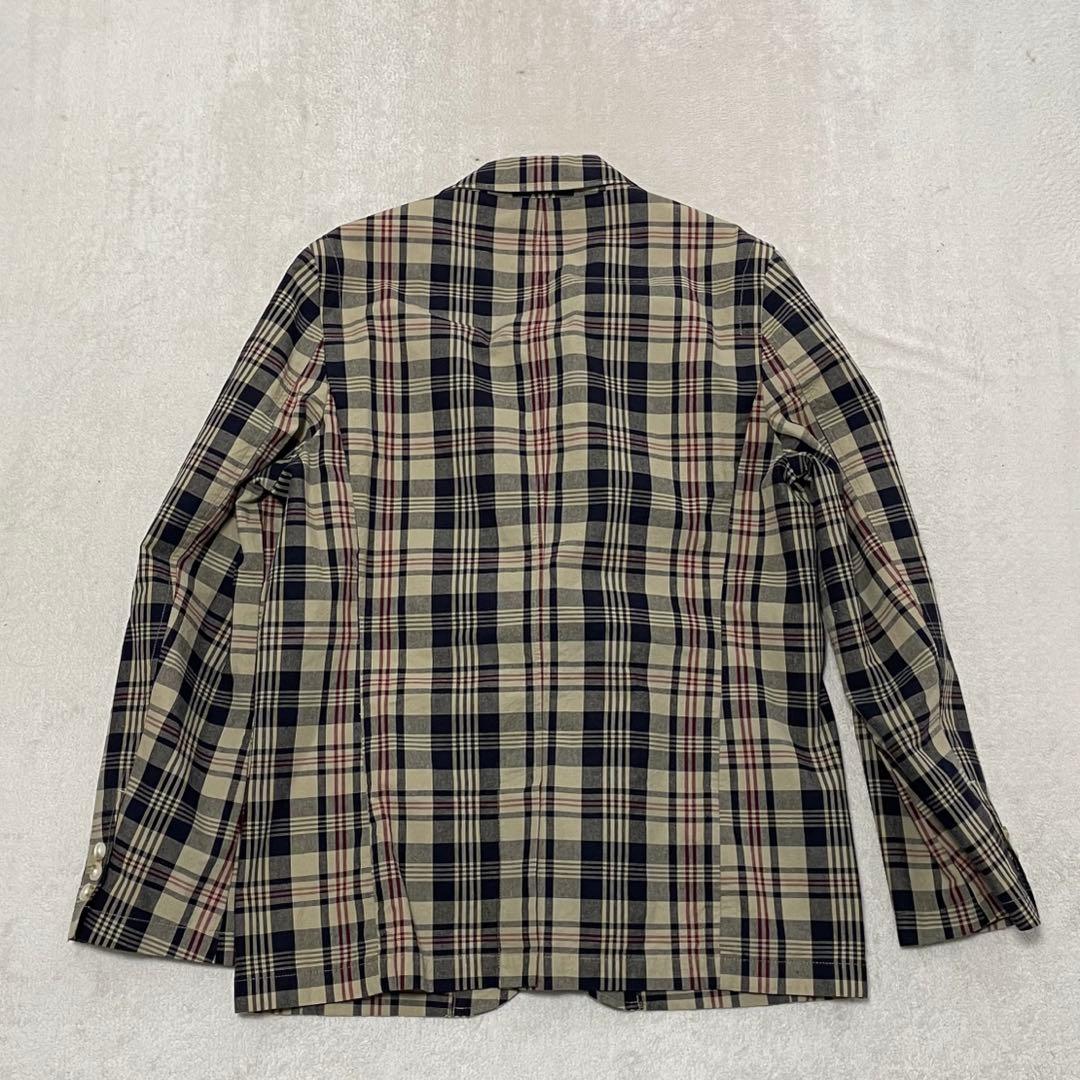 y2k l.l.bean チェックジャケット　テーラードジャケット　色味◎