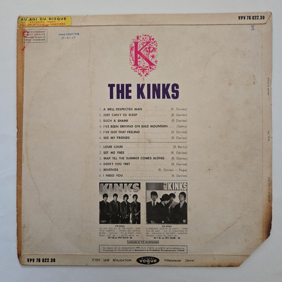 激レアフランスオリジナル盤THE KINKS #3