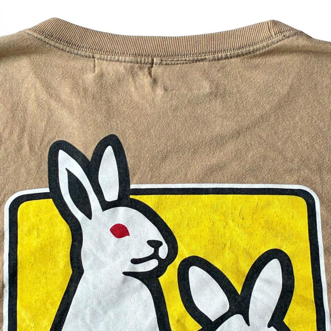 《状態良XLビッグシルエットコラボ》fr2エクストララージtシャツベージュ