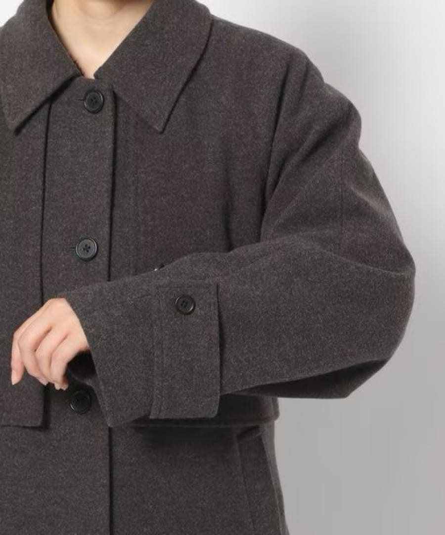 【最終値下げ・新品未使用】LOWRYSFARM ウールライクヨークコート