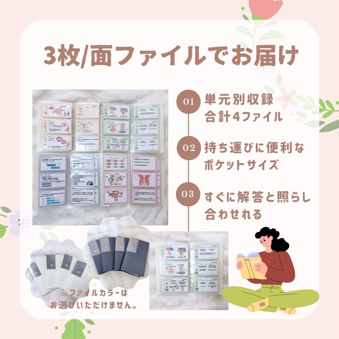 最新版｜助産師学校受験｜基礎対策カード｜713問236枚｜助産師|