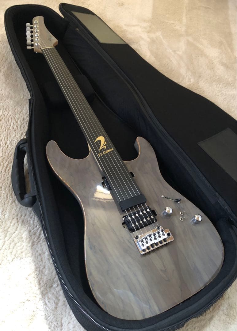 【美品】T's Guitars DST-22 Custom グレー エレキギター