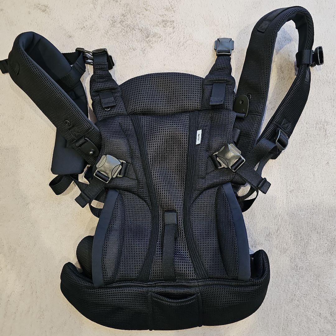 【Aprica】ラクリス 抱っこ紐 4way Black