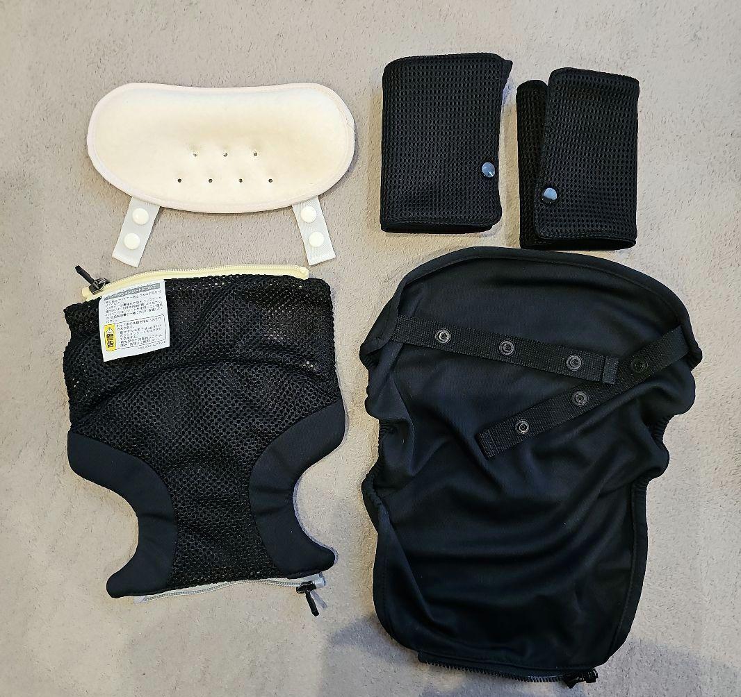 【Aprica】ラクリス 抱っこ紐 4way Black