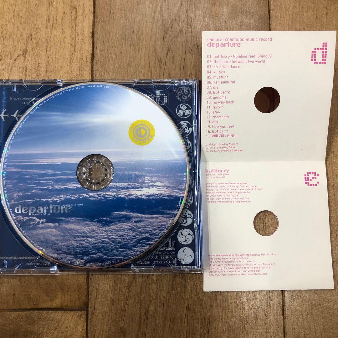 DEPARTURE　サムライチャンプルー　CD　アルバム　Best　ベスト