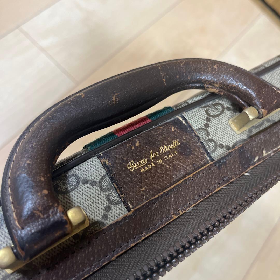 【ジャンク】GUCCI ハンドバッグ　ボストンバッグ
