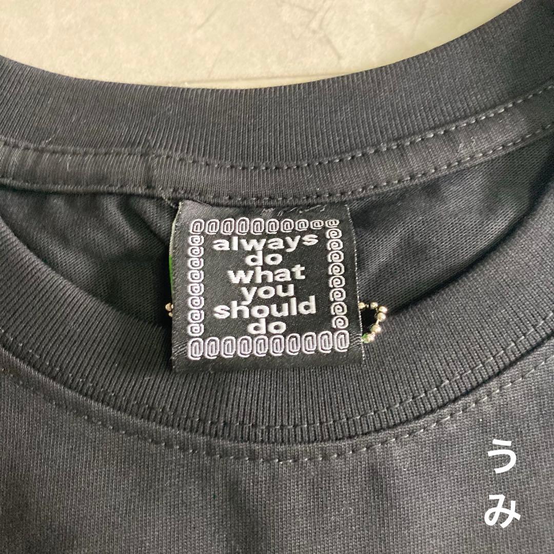always do what you should do ブラック 半袖Tシャツ