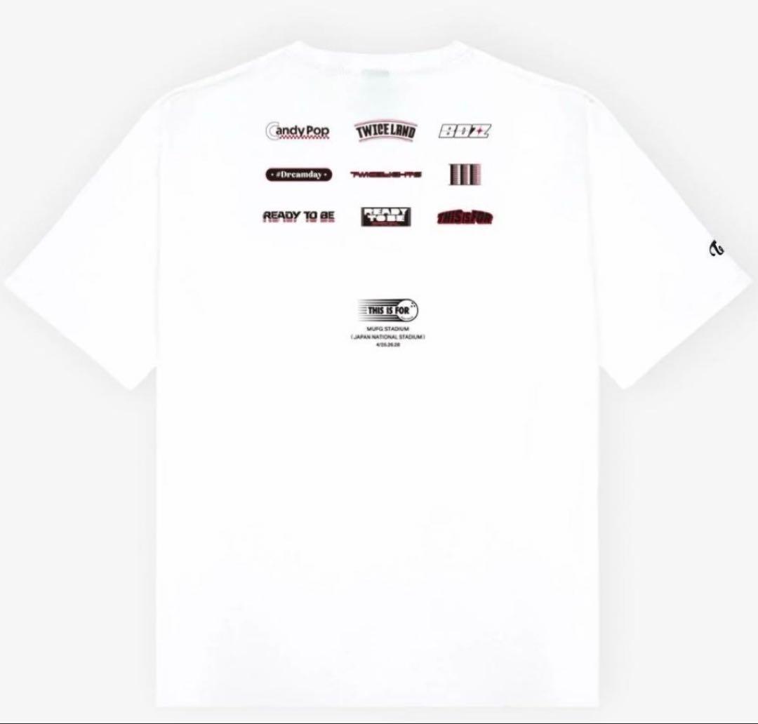 新品　TWICE THIS IS FOR 国立Tシャツ S ホワイト