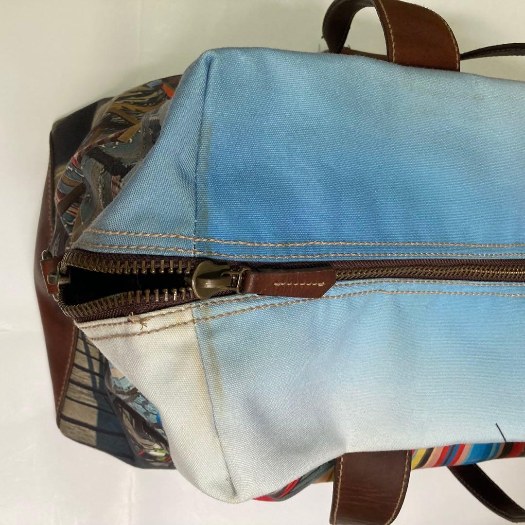 【連休値下げ】Paul Smith ボストンバッグ　ミニクーパー　大容量