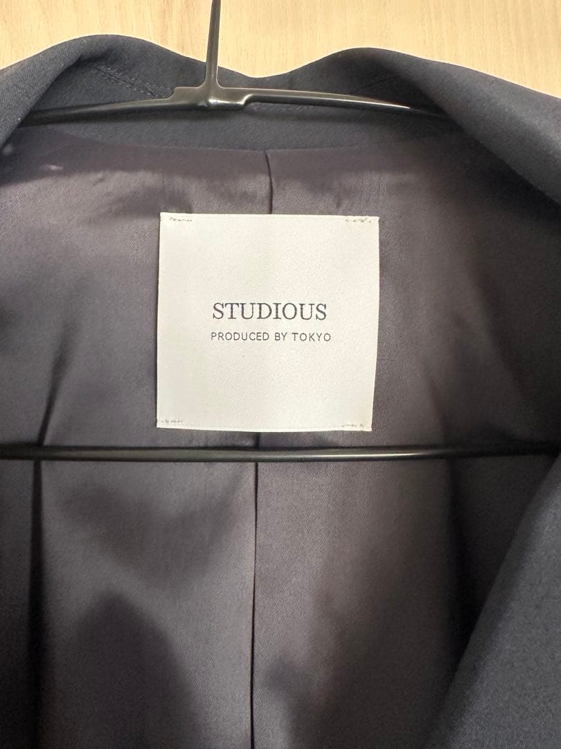 【美品】STUDIOUSステュディオスハイパフォームスリムテーラードセットアップ