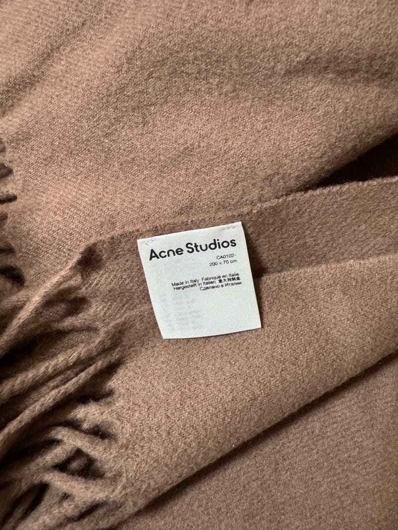 Acne Studios マフラー　ブラウン