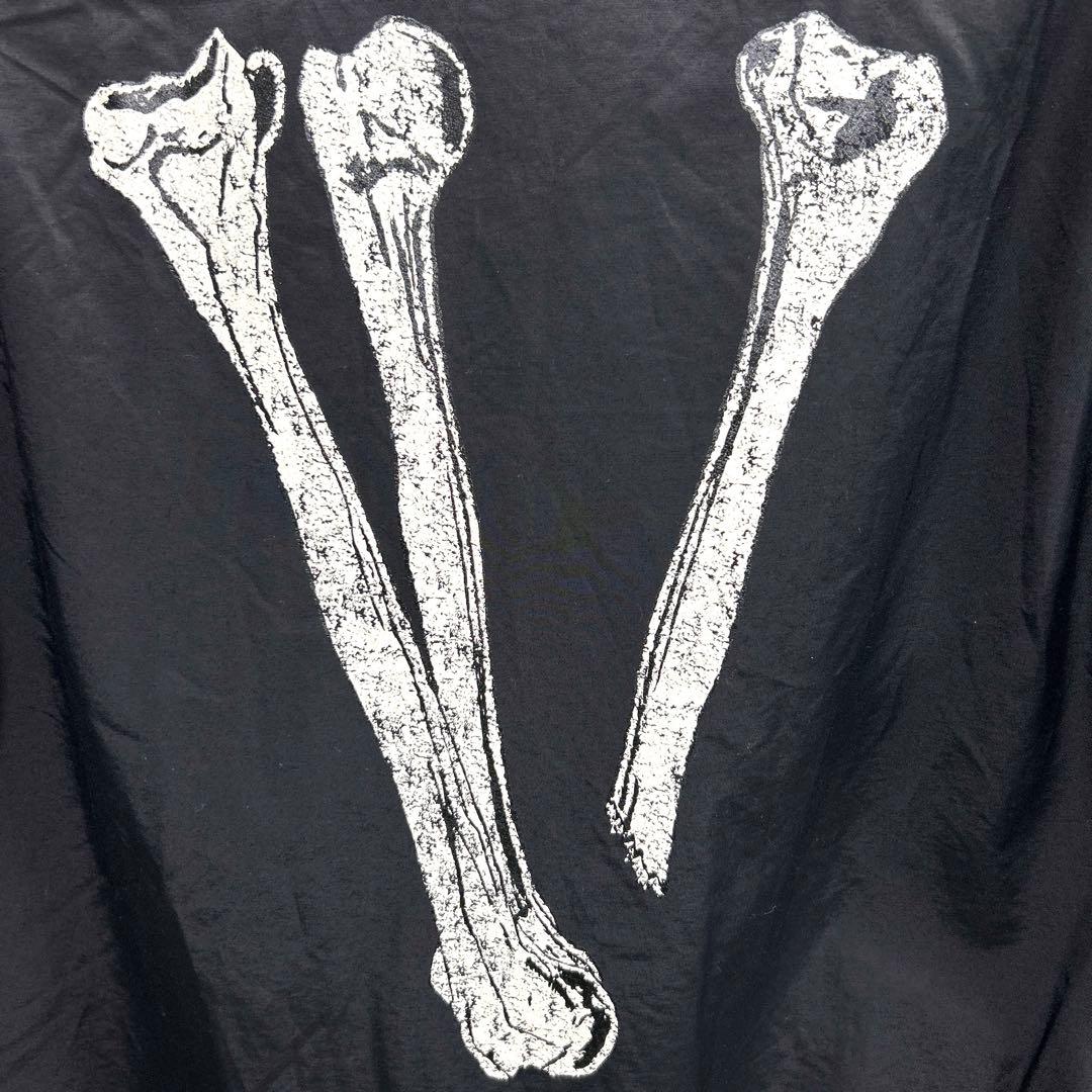 VLONE ヴィーローン モッズコート スカル バックボーン ブラック XL