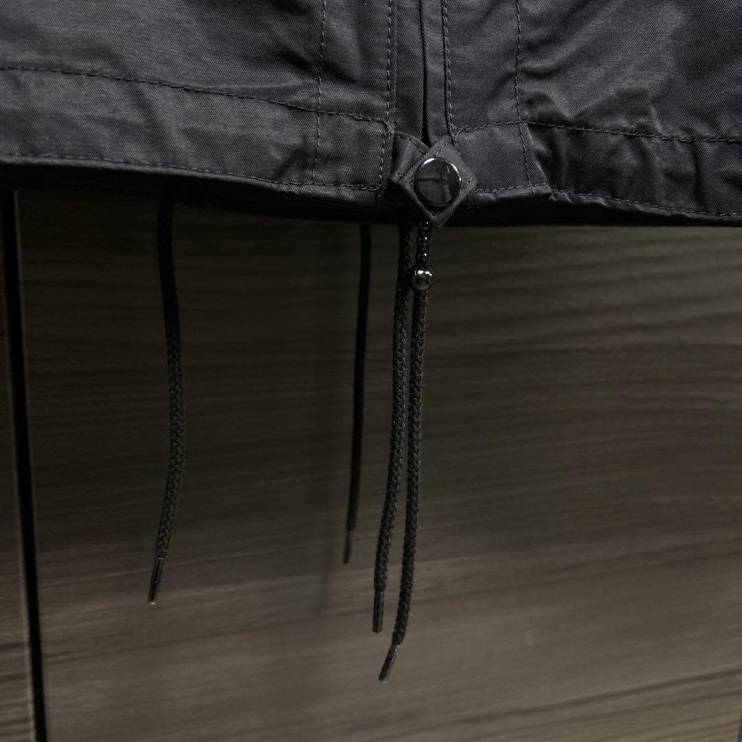 VLONE ヴィーローン モッズコート スカル バックボーン ブラック XL