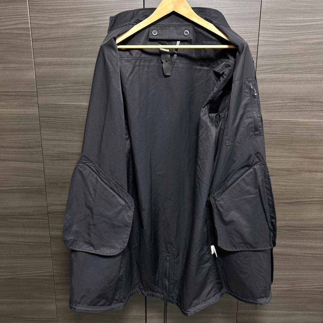 VLONE ヴィーローン モッズコート スカル バックボーン ブラック XL