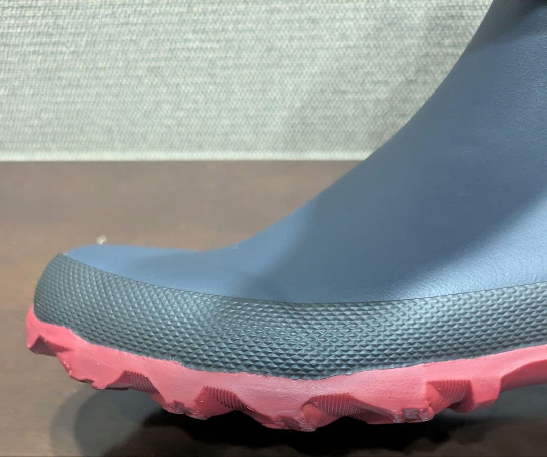 美品✨️コロンビア　サイドゴア　レインブーツ　ネイビー　完全防水　梅雨　M
