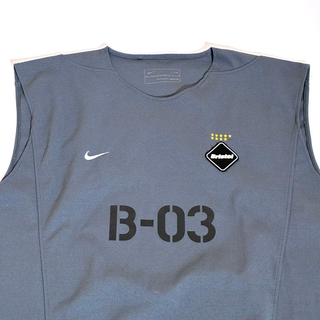 Nike FCRB ノースリーブ タンクトップ ブリストル グレー